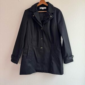 Black vintage 90s Vibe Kenneth Cole long Sleeve trench Coat